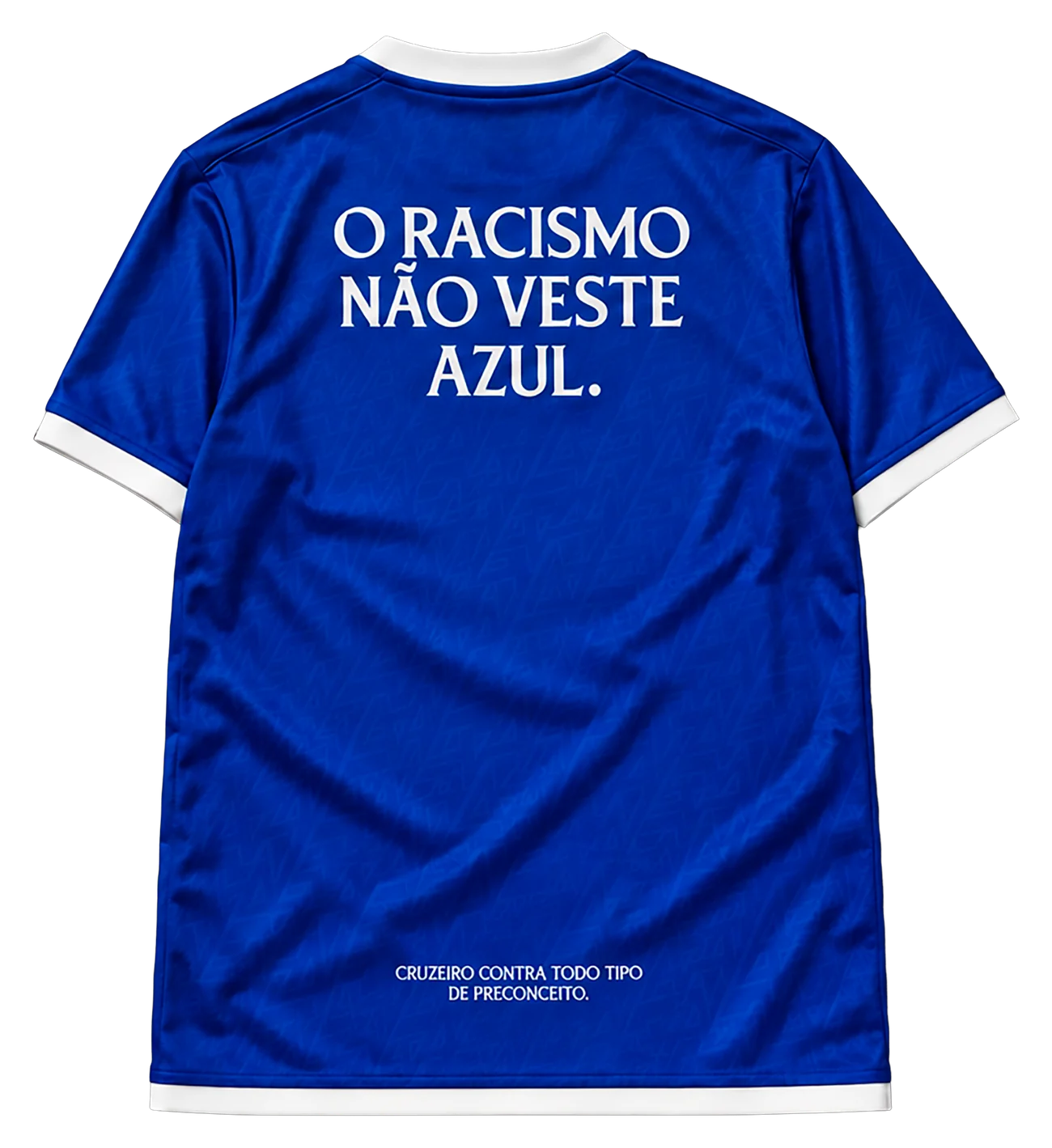 Costas da camisa — O Racismo Não Veste Azul